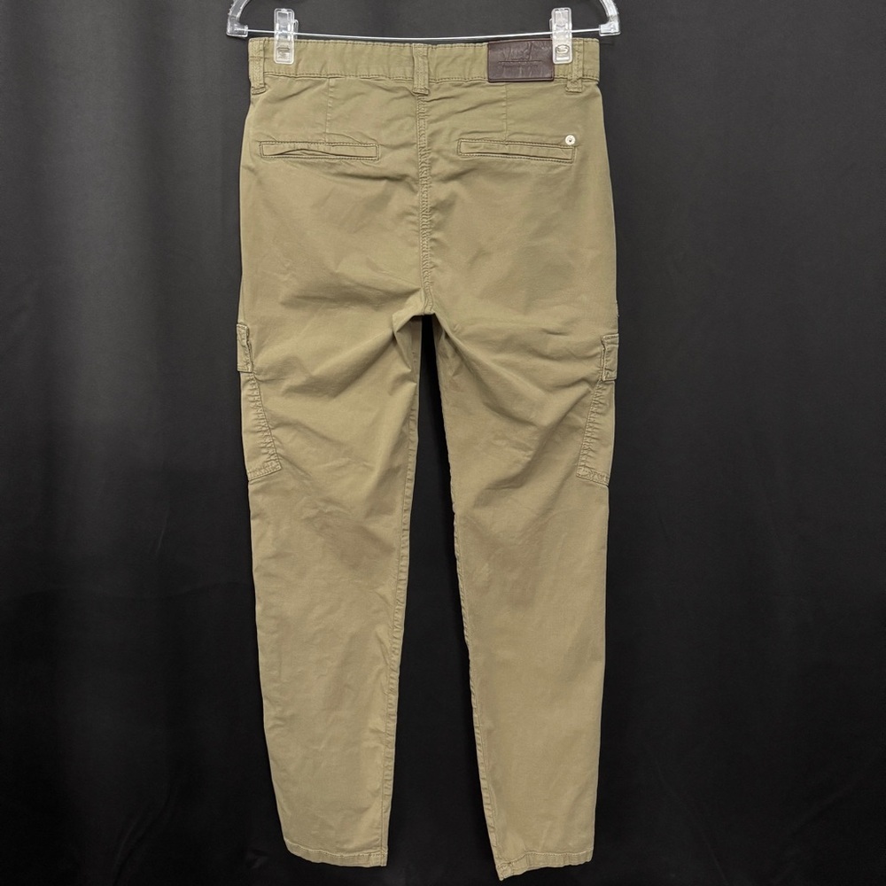 MAC Collection Men’s 29×27 Cargo Pants Green Khaki Utility Pockets Tapered Fit - Picture 3 of 9